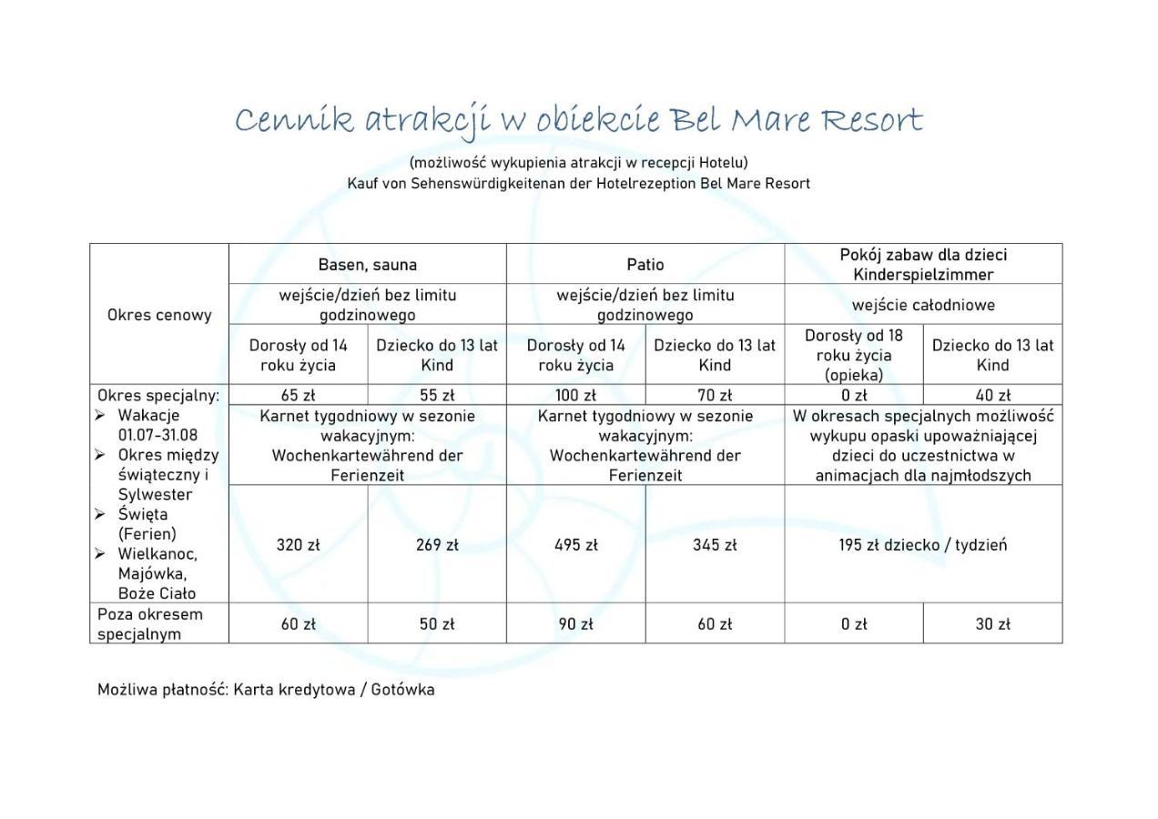 Bel Mare - Muszelka Apartman Miedzyzdroje Kültér fotó